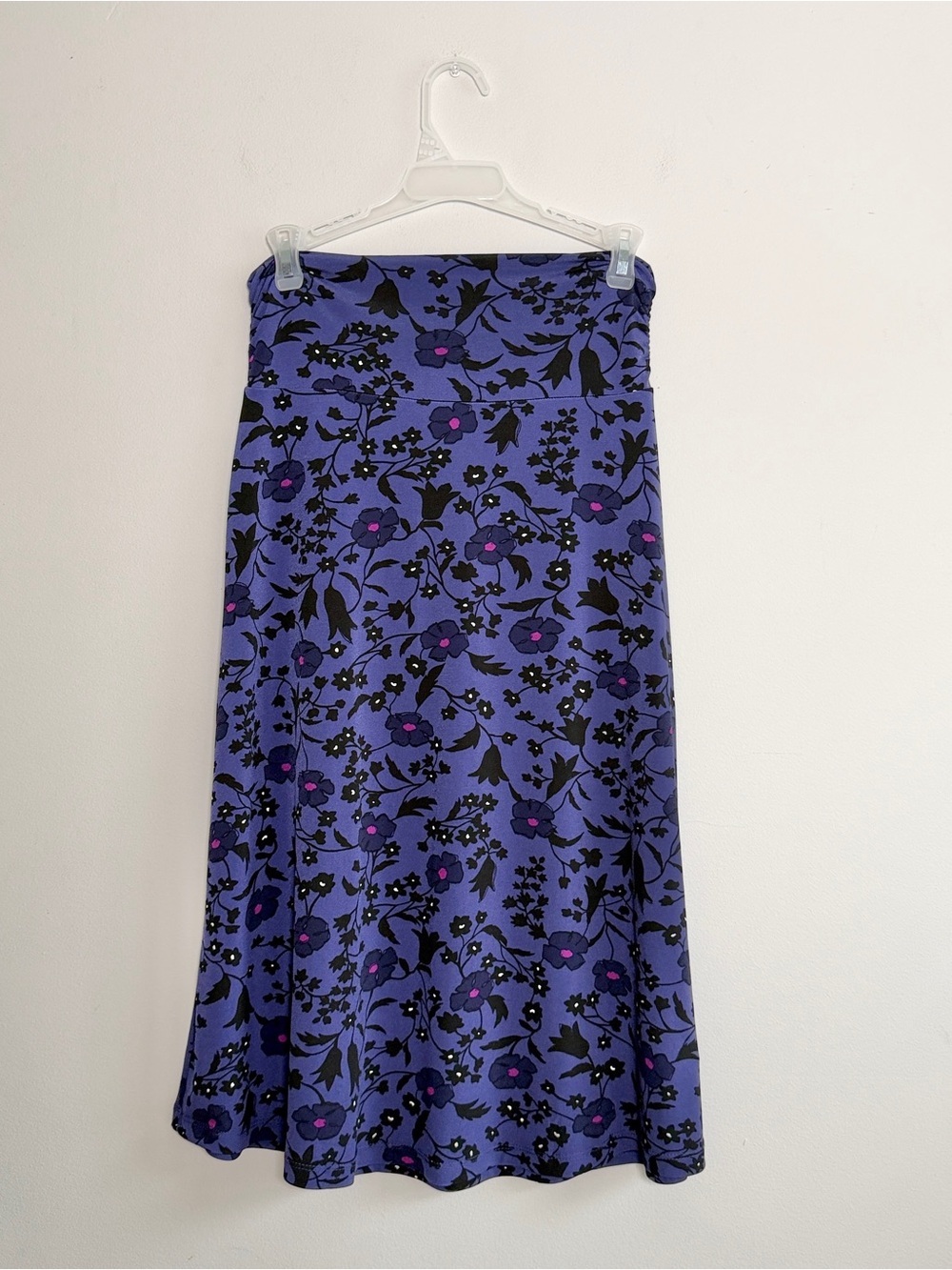 NWT Gilli Stitch Fix Purple Floral Midi Skirt S - Picture 3 of 8